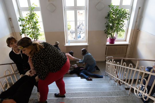 Zamojskie służby ćwiczyły co robić, w razie ataku na szkołę [ZDJĘCIA]