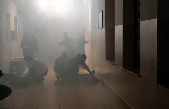 Zamojskie służby ćwiczyły co robić, w razie ataku na szkołę [ZDJĘCIA]