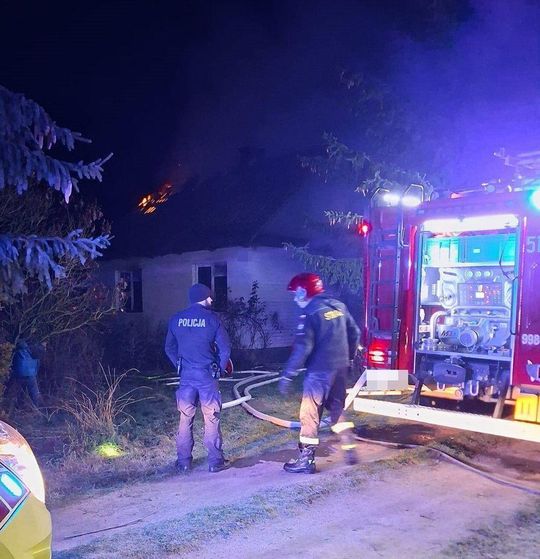 Tragiczny pożar. Nie żyje 53-latek [ZDJĘCIA]