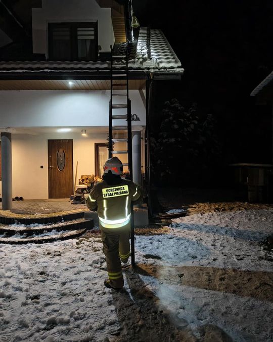 Atak zimy na Zamojszczyźnie. Dziesiątki interwencji straży [ZDJĘCIA]