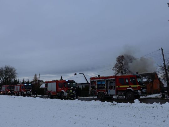Gm. Jarczów: Pożar domu w Wierszczycy [ZDJĘCIA]