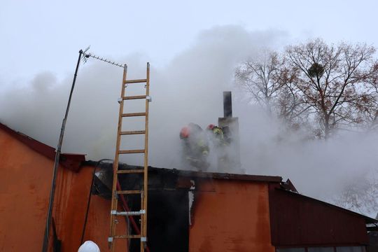 Gm. Jarczów: Pożar domu w Wierszczycy [ZDJĘCIA]