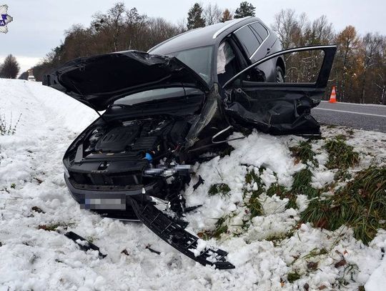 Wypadek w Krasnem [ZDJĘCIA]