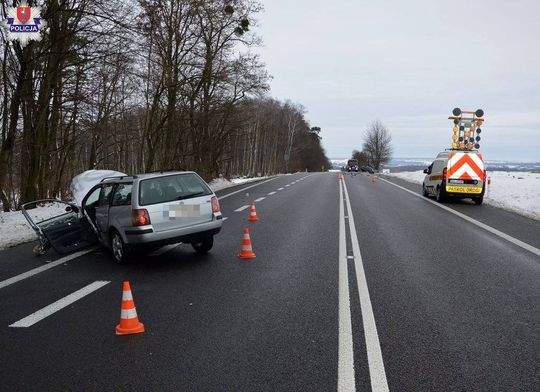 Wypadek w Krasnem [ZDJĘCIA]