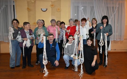 Warsztaty makramy w Jezierni [ZDJĘCIA]