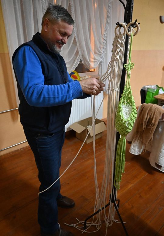 Warsztaty makramy w Jezierni [ZDJĘCIA]