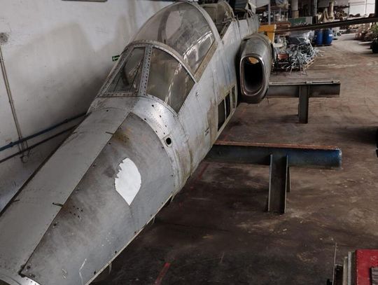 Szczebrzeszyn. Rusza remont samolotu Iryda  [ZDJĘCIA]