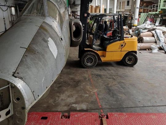 Szczebrzeszyn. Rusza remont samolotu Iryda  [ZDJĘCIA]