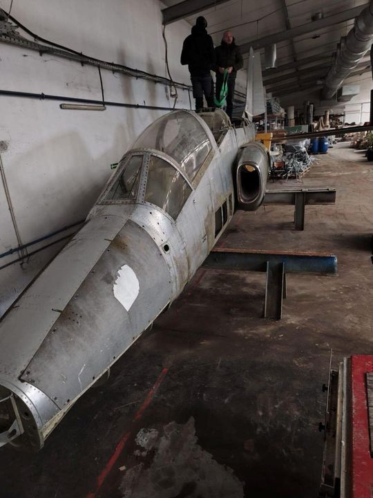 Szczebrzeszyn. Rusza remont samolotu Iryda  [ZDJĘCIA]