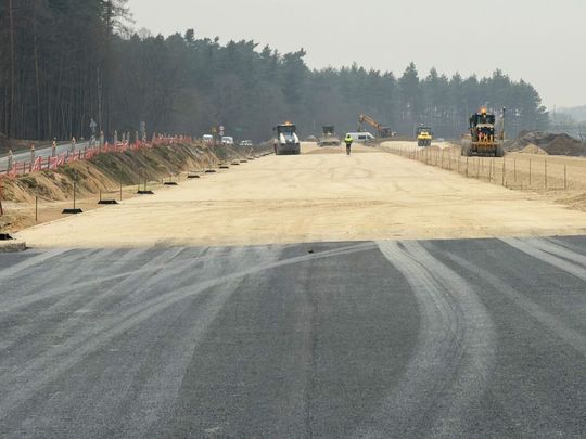 S17. Nowe zdjęcia z budowy drogi między Tomaszowem Lubelskim a Hrebennem