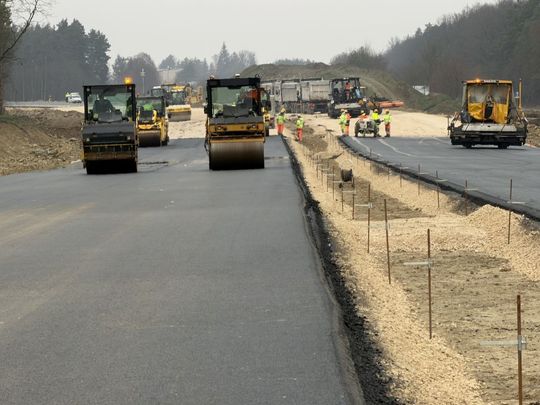 S17. Nowe zdjęcia z budowy drogi między Tomaszowem Lubelskim a Hrebennem