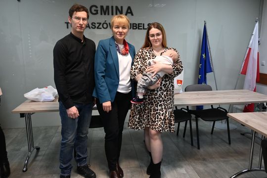 Wójt poznała najmłodszych mieszkańców gminy Tomaszów Lubelski [ZDJĘCIA]