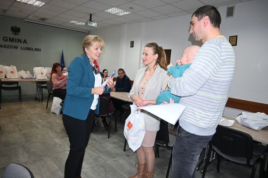 Wójt poznała najmłodszych mieszkańców gminy Tomaszów Lubelski [ZDJĘCIA]