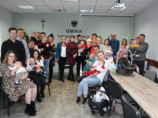 Wójt poznała najmłodszych mieszkańców gminy Tomaszów Lubelski [ZDJĘCIA]