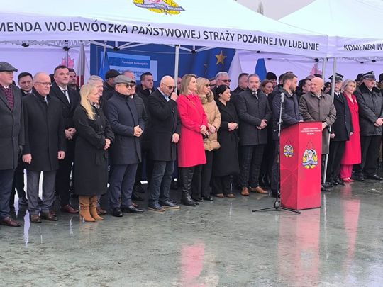 OSP Tyszowce odebrało nowy samochód ratowniczy [ZDJĘCIA]