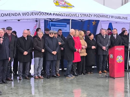 OSP Tyszowce odebrało nowy samochód ratowniczy [ZDJĘCIA]