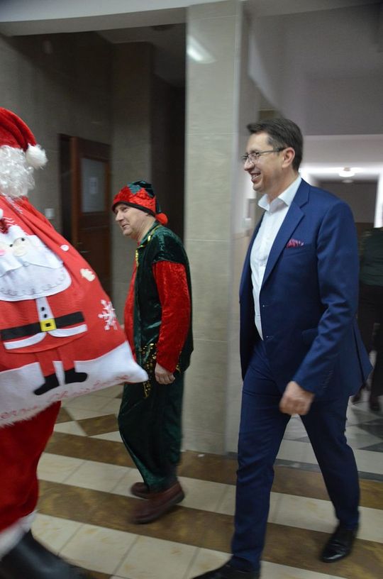 Święty Mikołaj odwiedził seniorów w gminie Telatyn [ZDJĘCIA]