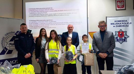 W Kasku Bezpieczniej. Uczniowie zamojskich szkół dostali nagrody [ZDJĘCIA]