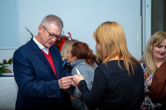 Świąteczne spotkanie opłatkowe w WSHE Zamość [GALERIA ZDJĘĆ]