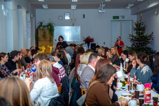 Świąteczne spotkanie opłatkowe w WSHE Zamość [GALERIA ZDJĘĆ]
