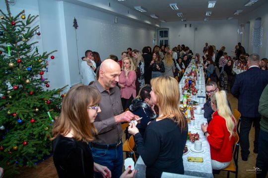 Świąteczne spotkanie opłatkowe w WSHE Zamość [GALERIA ZDJĘĆ]