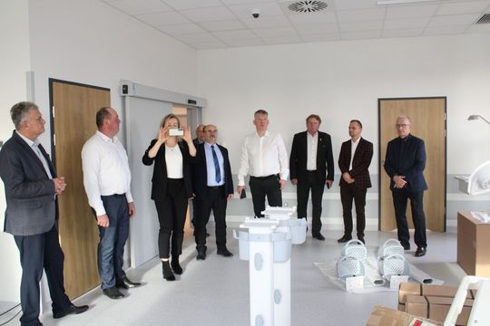 Radni oglądali nową część szpitala w Tomaszowie Lubelskim [ZDJĘCIA]