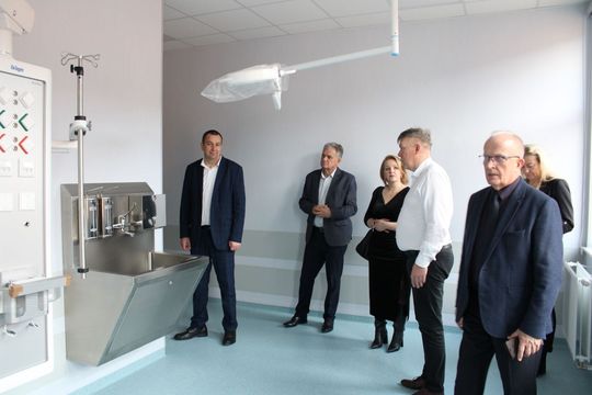 Radni oglądali nową część szpitala w Tomaszowie Lubelskim [ZDJĘCIA]