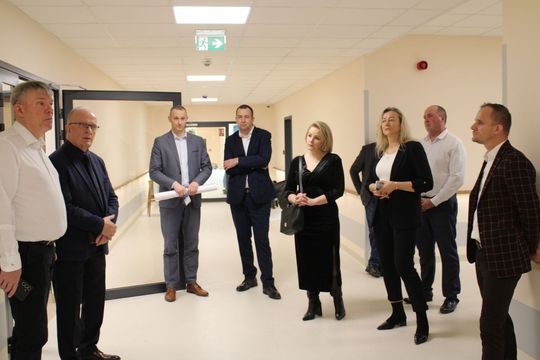 Radni oglądali nową część szpitala w Tomaszowie Lubelskim [ZDJĘCIA]