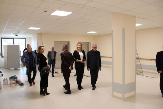Radni oglądali nową część szpitala w Tomaszowie Lubelskim [ZDJĘCIA]