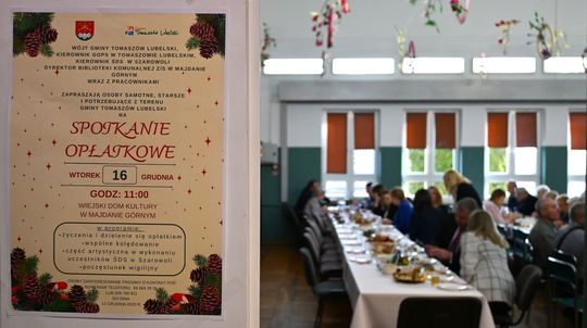 Spotkanie opłatkowe 2025 dla mieszkańców gminy Tomaszów Lubelski [ZDJĘCIA]