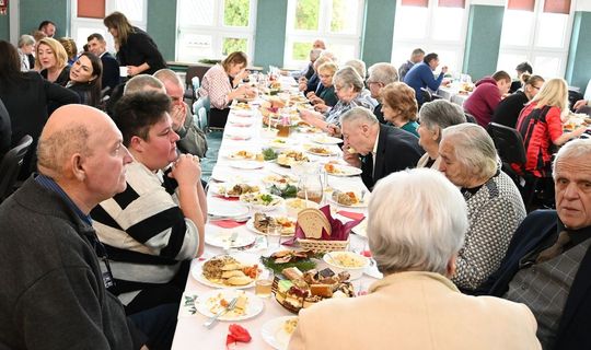 Spotkanie opłatkowe 2025 dla mieszkańców gminy Tomaszów Lubelski [ZDJĘCIA]