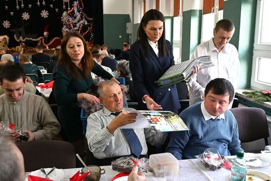 Spotkanie opłatkowe 2025 dla mieszkańców gminy Tomaszów Lubelski [ZDJĘCIA]