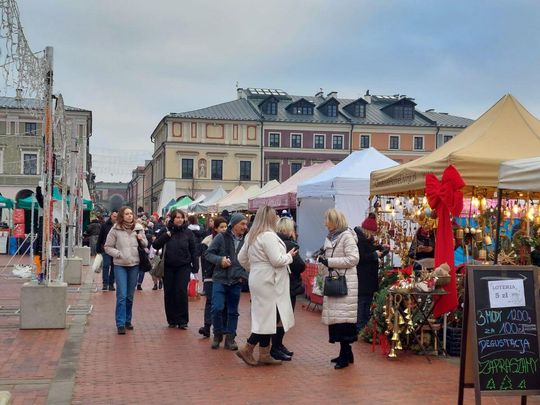 Jarmark świąteczny w Zamościu [ZDJĘCIA cz. 2]