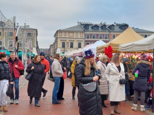 Jarmark świąteczny w Zamościu [ZDJĘCIA cz. 2]
