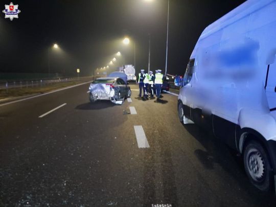 Lubelskie. Karambol na S19. 18 pojazdów, 12 osób poszkodowanych, 9 trafiło do szpitala [GALERIA ZDJĘĆ]