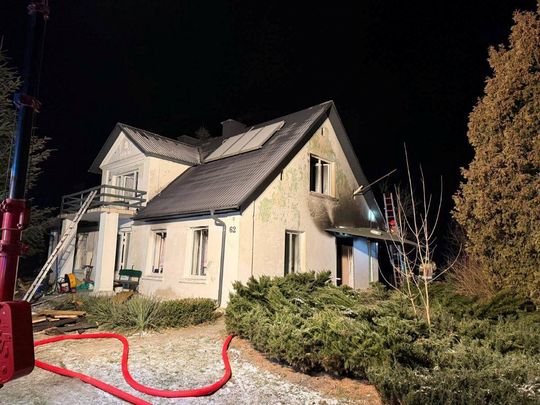 Dramat w święta. Wybuch gazu i pożar w domu w Zarzeczu [ZDJĘCIA]