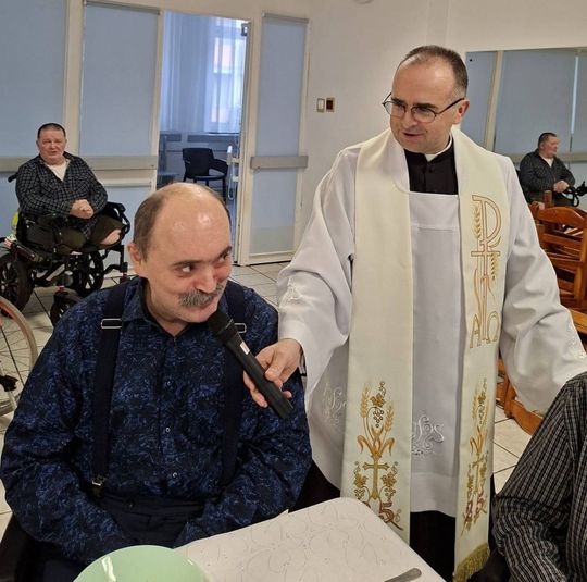 Wigilia mieszkańców Domu Pomocy Społecznej w Tyszowcach [GALERIA ZDJĘĆ]