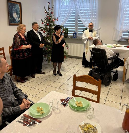 Wigilia mieszkańców Domu Pomocy Społecznej w Tyszowcach [GALERIA ZDJĘĆ]