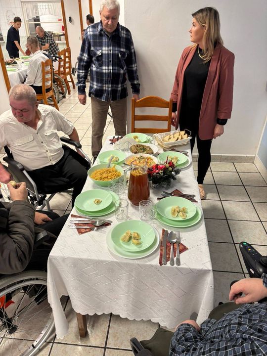 Wigilia mieszkańców Domu Pomocy Społecznej w Tyszowcach [GALERIA ZDJĘĆ]
