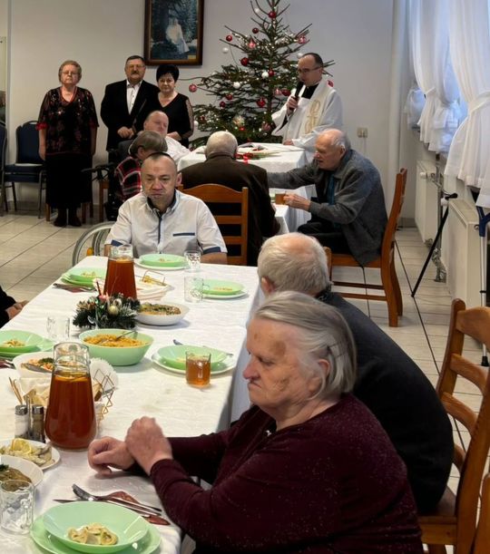 Wigilia mieszkańców Domu Pomocy Społecznej w Tyszowcach [GALERIA ZDJĘĆ]