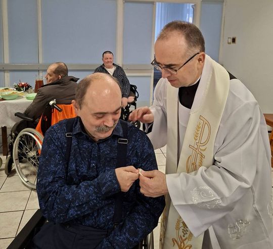 Wigilia mieszkańców Domu Pomocy Społecznej w Tyszowcach [GALERIA ZDJĘĆ]