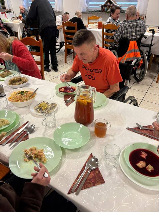 Wigilia mieszkańców Domu Pomocy Społecznej w Tyszowcach [GALERIA ZDJĘĆ]