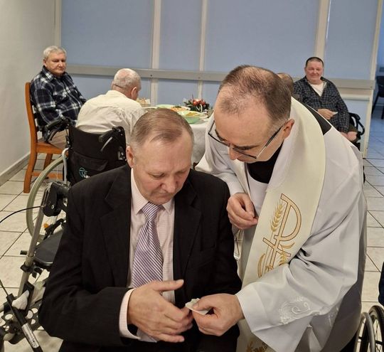 Wigilia mieszkańców Domu Pomocy Społecznej w Tyszowcach [GALERIA ZDJĘĆ]