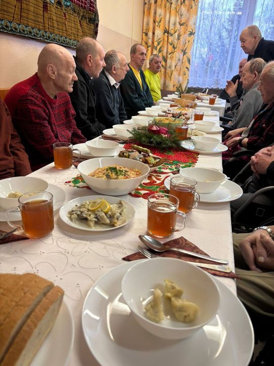 Wigilia mieszkańców Domu Pomocy Społecznej w Tyszowcach [GALERIA ZDJĘĆ]