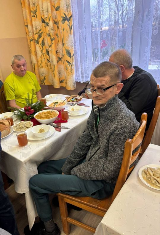 Wigilia mieszkańców Domu Pomocy Społecznej w Tyszowcach [GALERIA ZDJĘĆ]