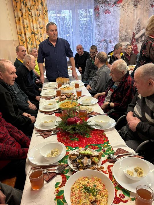 Wigilia mieszkańców Domu Pomocy Społecznej w Tyszowcach [GALERIA ZDJĘĆ]