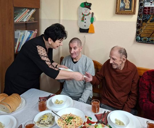 Wigilia mieszkańców Domu Pomocy Społecznej w Tyszowcach [GALERIA ZDJĘĆ]