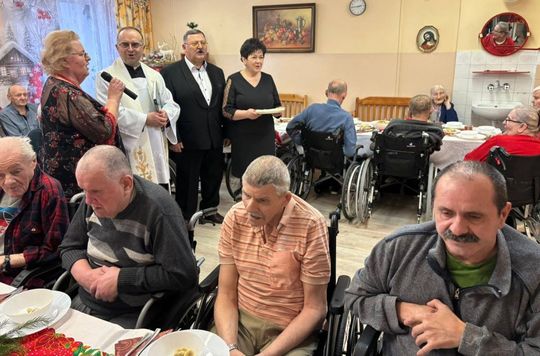 Wigilia mieszkańców Domu Pomocy Społecznej w Tyszowcach [GALERIA ZDJĘĆ]