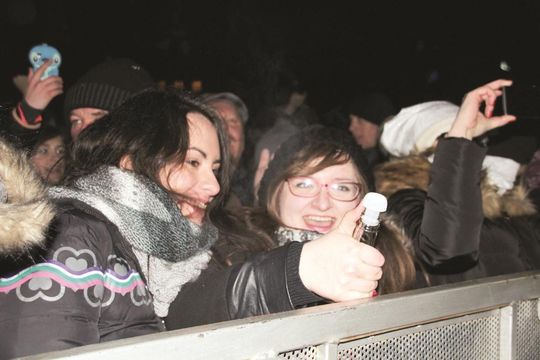 Sylwester 2015 na Rynku Wielkim w Zamościu - zdjęcia