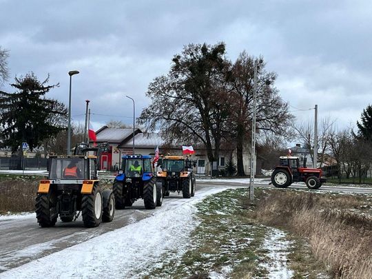 Protest rolników w powiecie hrubieszowskim [ZDJĘCIA]